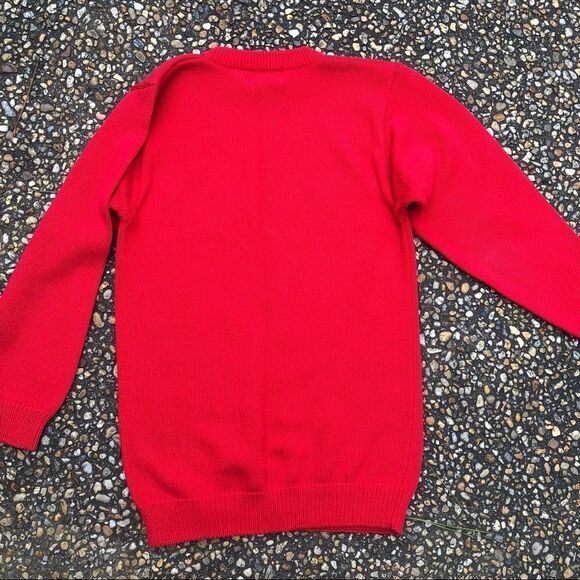 Iconic vintage 1980’s Anne Klein giant Lion Head long sweater Mint Condition - Picture 4 of 5